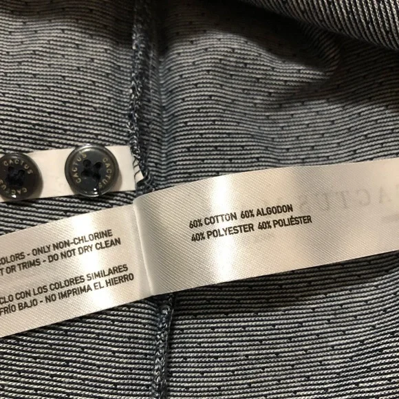 NWT Cactus Man Men’s Short Sleeve Collared Pullover Stretch Blue Polo Shirt M - Picture 11 of 11